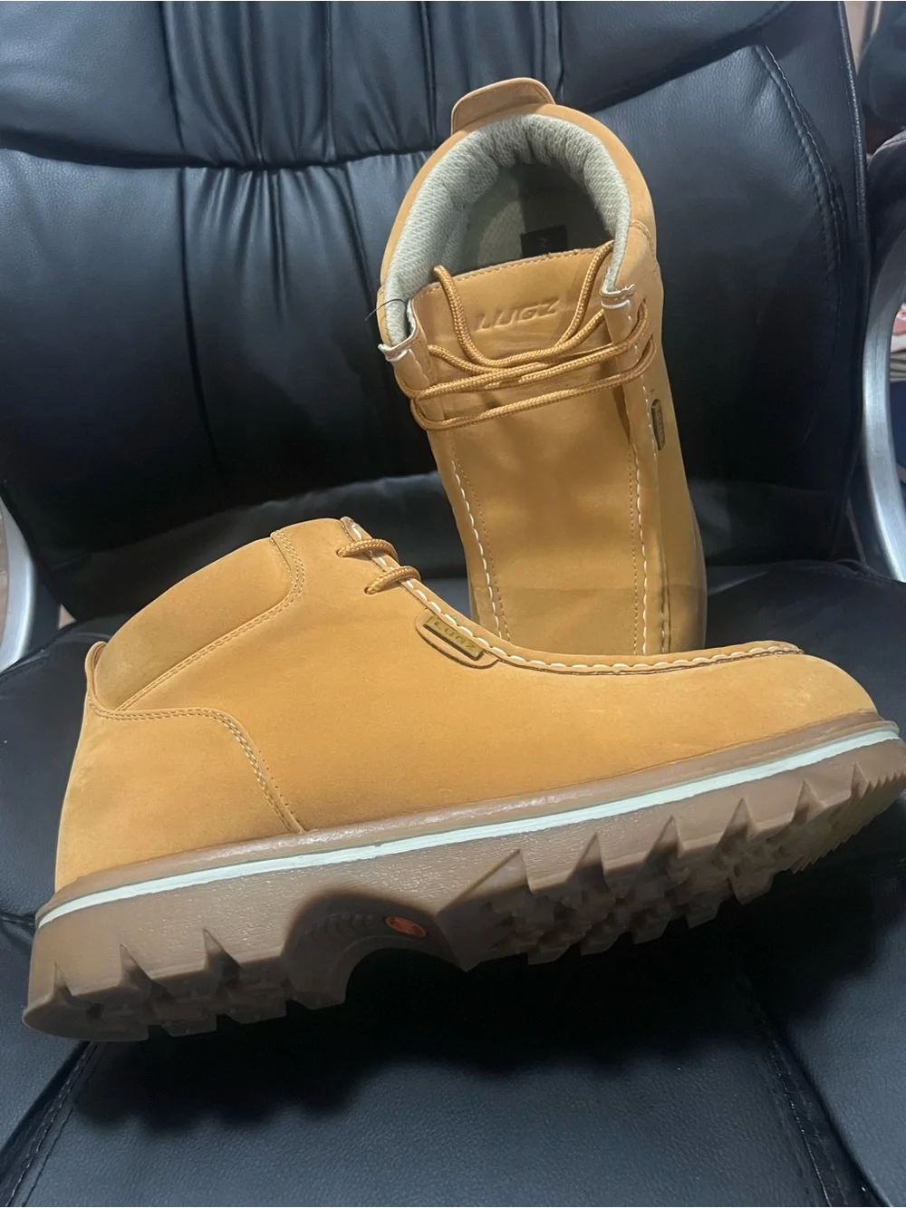 Lugz Wheat/Tan Chukka Work Boots
